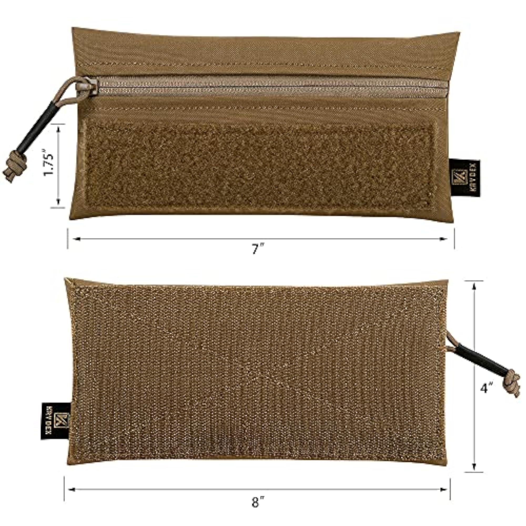 Admin Pouch with Loop Panel for Tactical Vest